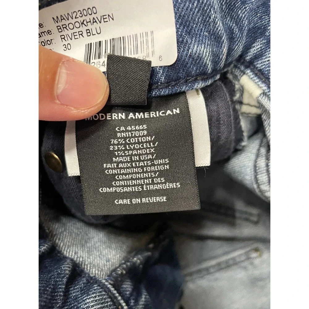 Modern American Brookhaven High‎ Boot Jeans Womens 30 Blue High Waist